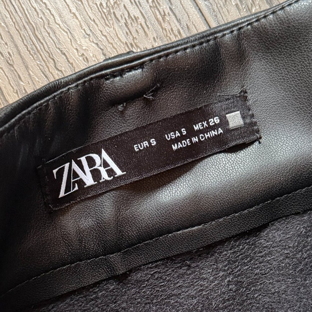Zara Black Layered Mini Skirt - Picture 5 of 6